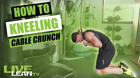 Kneeling cable crunch