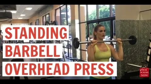 Standing Barbell Shoulder Press