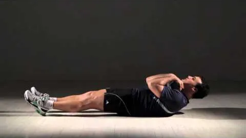 Lower Ab Crunch With Dumbbell