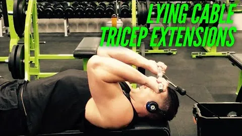 Cable Lying Triceps Extension