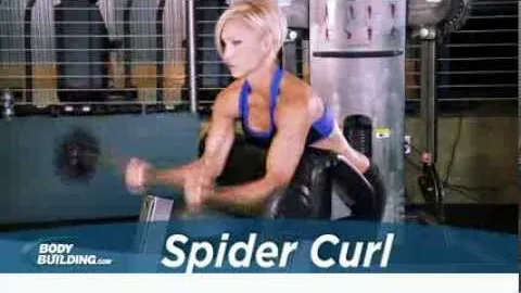 EZ Bar Spider Curl