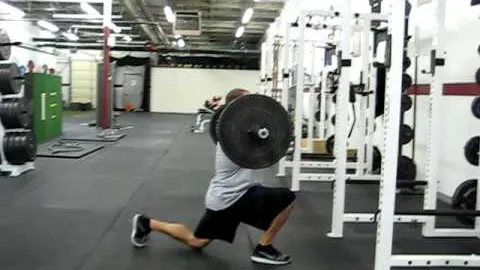 Barbell Reverse Lunge