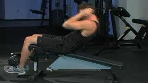 Decline Bench Slow Roll-up Abs