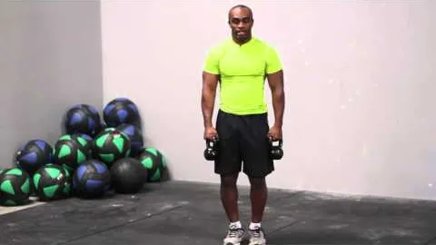 Bicep Curl With a Kettlebell