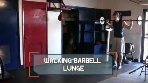 Walking Barbell Lunge