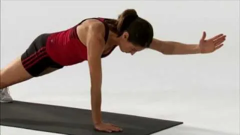 PLANK WITH ARM LIFT