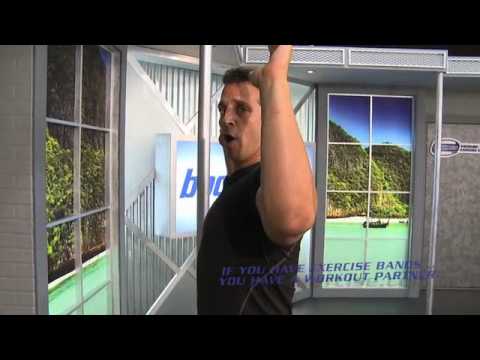 Wide Lat Pull Down With Exercise Bands