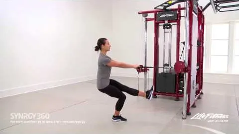 Cable Single Leg Squat 