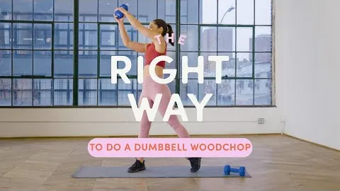 Dumbbell Woodchop