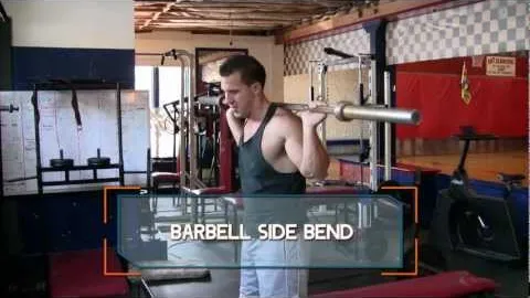 Barbell Side Bend