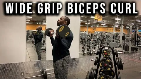 Wide Grip Biceps Curl EZ-Bar