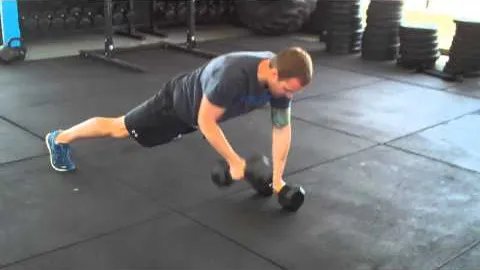 Dumbbell Renegade Row