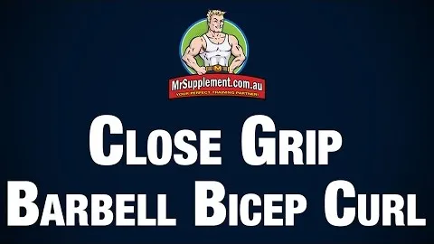 Close-Grip Straight-Bar Bicep Curl