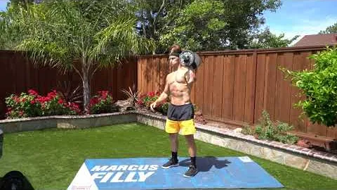 Alternating Dumbbell Hang Power Snatch