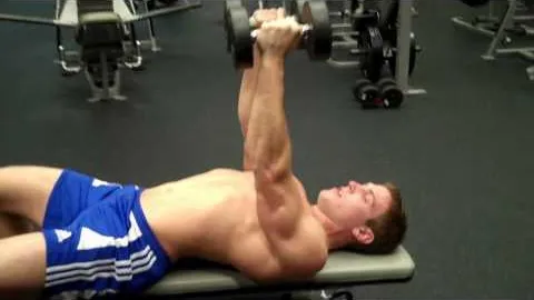 Dumbbell Flys On A Flat Bench