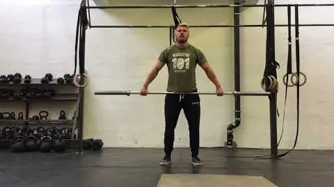 Wide-Grip Barbell Front Raise