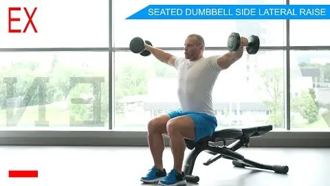 SEATED DUMBBELL SIDE LATERAL RAISE