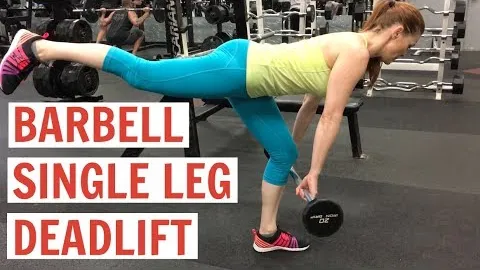 Barbell Single Leg Deadlift