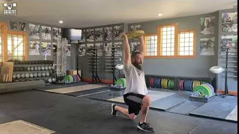 Overhead Walking Lunge Plate