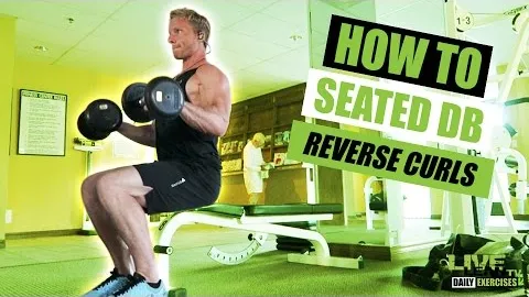 SEATED DUMBBELL REVERSE CURL