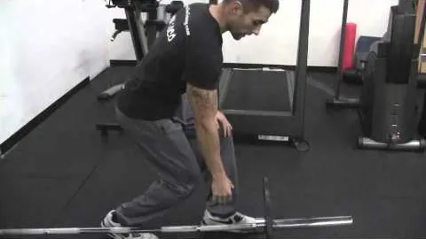 Unilateral Barbell Row