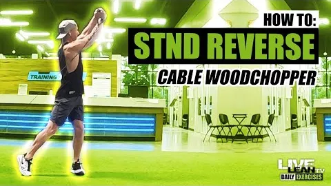 STANDING CABLE REVERSE WOODCHOPPER