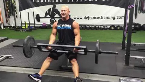 Seated Dead-Stop Barbell Curl