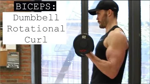 Biceps Dumbbell Rotational Curl