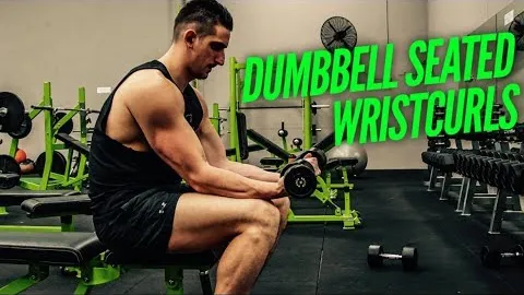 Seated Dumbbell Wrist Curl