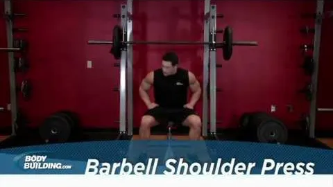 Seated Barbell Shoulder Press