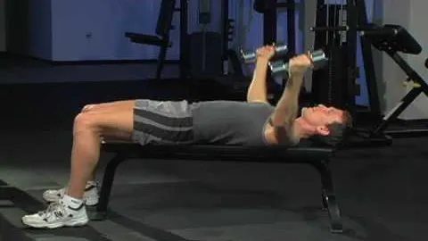 Dumbbell Flys On A Flat Bench
