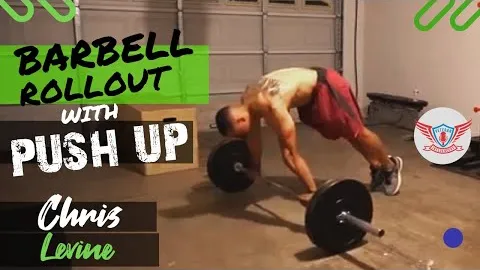 Barbell Rollout with PUSH-UP