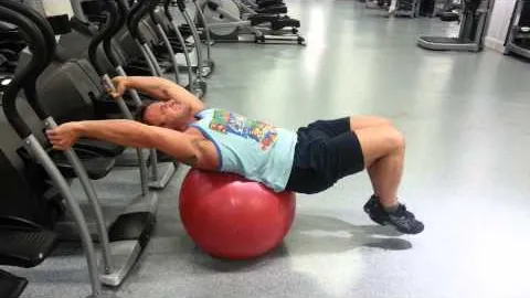 Swiss Ball Reverse Crunch