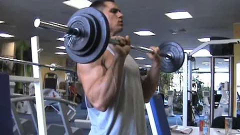 Forearms Reverse Barbell Curl