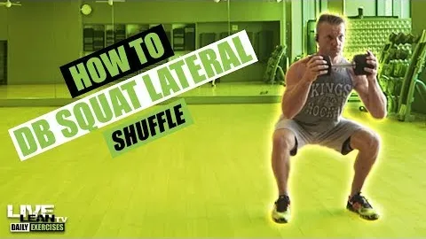 DUMBBELL SQUAT LATERAL SHUFFLE