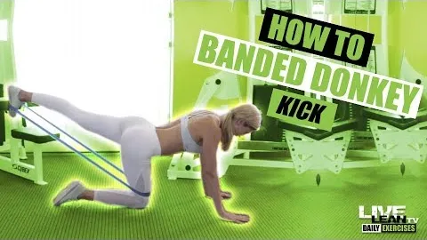 RESISTANCE BAND DONKEY KICK