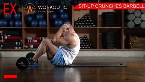 SIT UP CRUNCH BARBELL
