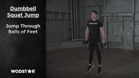 Dumbbell Jump Squat