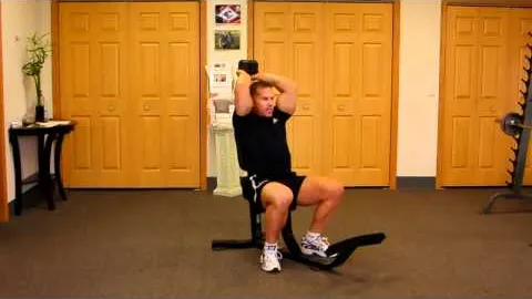 Seated Dumbbell Overhead Press