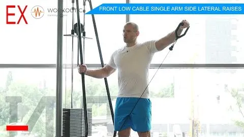 FRONT LOW CABLE SINGLE ARM SIDE LATERAL RAISE