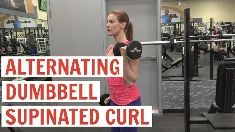 Alternating Dumbbell Supinated Curl