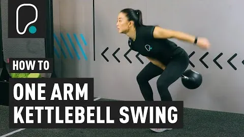 One Arm Kettlebell Swing