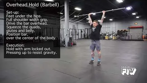 Barbell Overhead Hold
