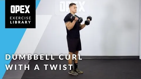 Dumbbell Curl with Twist