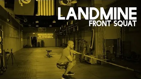 Landmine Explosive Front Squat