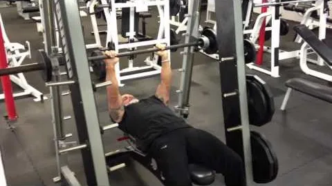 Tricep Press on the Smith Machine