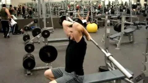 Barbell Overhead Triceps Extension