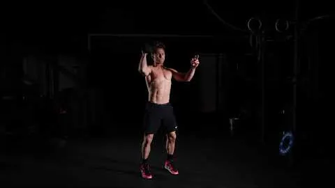 Single Arm Dumbbell Power Clean and Jerk