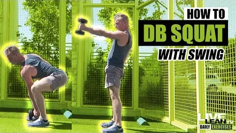 SINGLE ARM DUMBBELL SQUAT WITH SWING