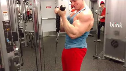 Bicep Curl cable rope